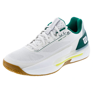Men's Rush Tour 5 Tennis Shoes White and Evergreen-Footwear-Wilson-WRS338230U-S26copy-Tennis Express