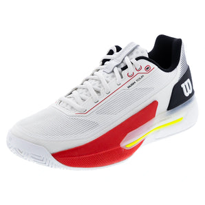 Men's Rush Tour 5 Tennis Shoes White and Black-Footwear-Wilson-WRS338240U-S26copy-Tennis Express