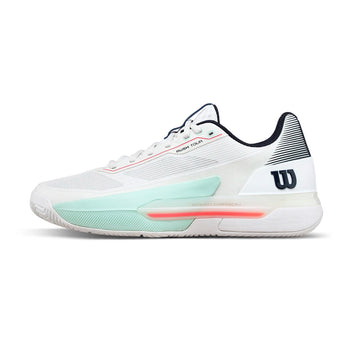 Men's Rush Tour 5 Tennis Shoes White and Bay-Footwear-Wilson-WRS338250U-S26-1-Tennis Express