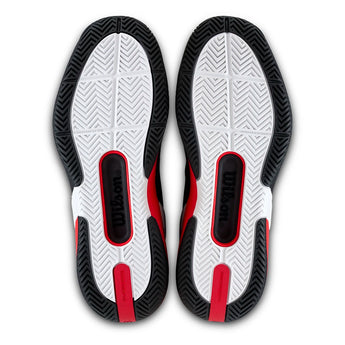 Men's Rush Pro 5 Tennis Shoes Black and Infrared-Footwear-Wilson-WRS338490U-S26-5-Tennis Express