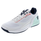 Men's Rush Pro 5 Tennis Shoes White and Bay-Footwear-Wilson-WRS338500U-S26copy-Tennis Express