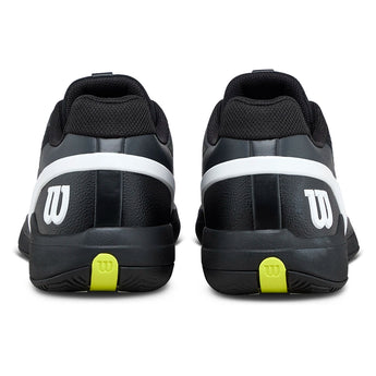 Men's Rush Pro 5 Tennis Shoes Black and White-Footwear-Wilson-WRS338510U-S26-5-Tennis Express