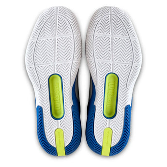 Men's Rush Pro 5 Tennis Shoes White and Deja Vu Blue-Footwear-Wilson-WRS338520_6-Tennis Express