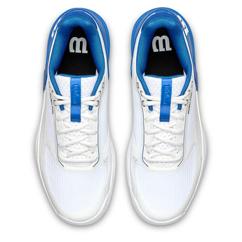 Men's Rush Pro 5 Tennis Shoes White and Deja Vu Blue-Footwear-Wilson-WRS338520_8-Tennis Express