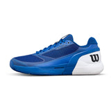 Men's Rush Pro 5 Clay Tennis Shoes Deja Vu Blue and White-Footwear-Wilson-WRS338550_2-Tennis Express