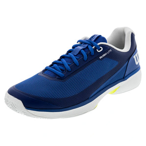 Men's Rush Lite 5 Tennis Shoes Deja Vu Blue and White-Footwear-Wilson-WRS338560U-S26copy-Tennis Express