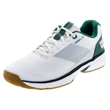 Men's Rush Lite 5 Tennis Shoes White and Evergreen-Footwear-Wilson-WRS338570Ucopy-Tennis Express