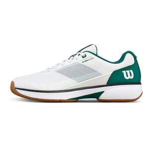 Men's Rush Lite 5 Tennis Shoes White and Evergreen-Footwear-Wilson-WRS338570_1-Tennis Express