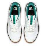 Men's Rush Lite 5 Tennis Shoes White and Evergreen-Footwear-Wilson-WRS338570_2-Tennis Express