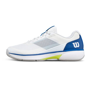 Men's Rush Lite 5 Tennis Shoes White and Deja Vu Blue-Footwear-Wilson-WRS338600_2-Tennis Express