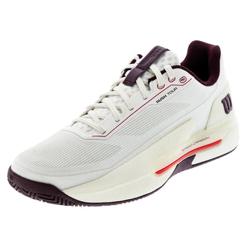 Men's Rush 5 Tour Tennis Shoes White and Port Royal