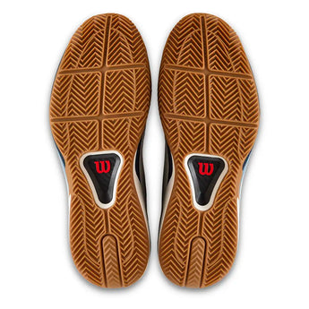 Men's CLAY Court Rush Tour 5 Tennis Shoes White and Navy Blazer,Footwear,Wilson,,,Tennis Express,WRS338640U-U26-5