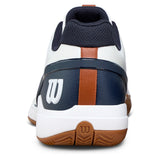Men's CLAY Court Rush Pro 5 Tennis Shoes White and Navy Blazer,Footwear,Wilson,,,Tennis Express,WRS338670U-U26-4