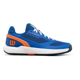 Juniors' Rush Pro 5 Tennis Shoes Deja Vu Blue and White,Footwear,Wilson,,,Tennis Express,WRS338770-1