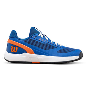 Juniors' Rush Pro 5 Tennis Shoes Deja Vu Blue and White,Footwear,Wilson,,,Tennis Express,WRS338770-1