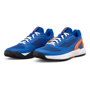 Juniors' Rush Pro 5 Tennis Shoes Deja Vu Blue and White,Footwear,Wilson,Deja Vu Blue/White,2Y,Tennis Express,WRS338770