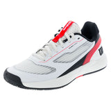 Juniors' Rush Pro 5 Tennis Shoes White and Infrared,Footwear,Wilson,White/Infrared,2Y,Tennis Express,WRS338780Ucopy