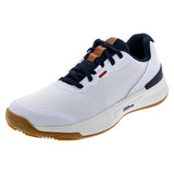 Women's CLAY Court Intrigue Pro Tennis Shoes White and Navy Blazer,Footwear,Wilson,White/Navy Blazer,5.5,Tennis Express,WRS338800U01copy