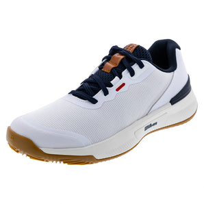 Women's CLAY Court Intrigue Pro Tennis Shoes White and Navy Blazer,Footwear,Wilson,White/Navy Blazer,5.5,Tennis Express,WRS338800U01copy