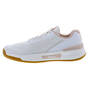 Juniors' Intrigue Pro Tennis Shoes White and Cameo Rose,Footwear,Wilson,,,Tennis Express,WRS339370U01copy