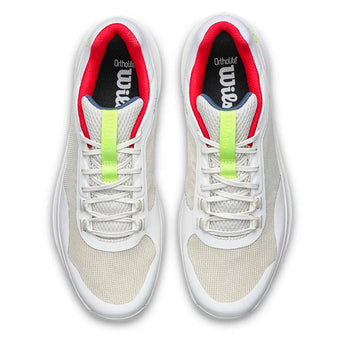Men's HURAKN PRO V2 Padel Shoes Snow White and Safety Yellow,Footwear,Wilson,,,Tennis Express,WRS339530U-F26-3