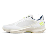 Men's HURAKN LITE Padel Shoes Snow White and Safety Yellow,Footwear,Wilson,,,Tennis Express,WRS339540U-F26-1