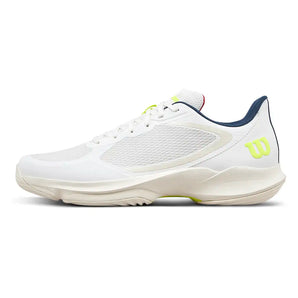 Men's HURAKN LITE Padel Shoes Snow White and Safety Yellow,Footwear,Wilson,,,Tennis Express,WRS339540U-F26-1