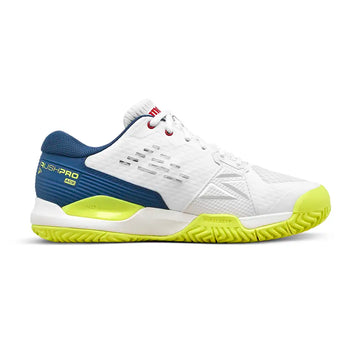 Juniors' RUSH PRO ACE Tennis Shoes Snow White and Ensign Blue,Footwear,Wilson,,,Tennis Express,WRS339570U-F26-2