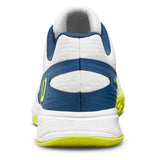 Juniors' RUSH PRO L Tennis Shoes Snow White and Ensign Blue,Footwear,Wilson,,,Tennis Express,WRS339580U-F26-4
