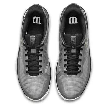 Men's CLAY Court RUSH LITE 5 Tennis Shoes Titanium and Snow White,Footwear,Wilson,,,Tennis Express,WRS339610U-F26-3