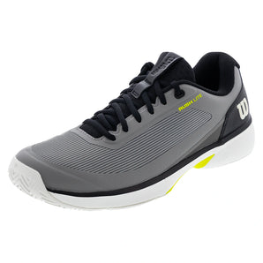 Men's RUSH LITE 5 Tennis Shoes Titanium and Snow White,Footwear,Wilson,Titanium/Snow White,7,Tennis Express,WRS339630U-F26copy