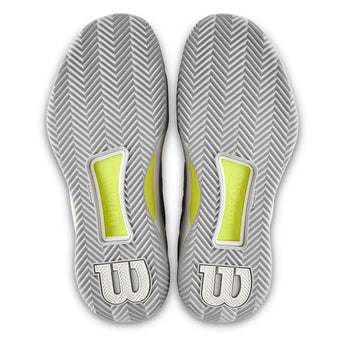 Women's CLAY Intrigue Tour Tennis Shoes Snow White and Titanium,Footwear,Wilson,,,Tennis Express,WRS339640U-F26-5