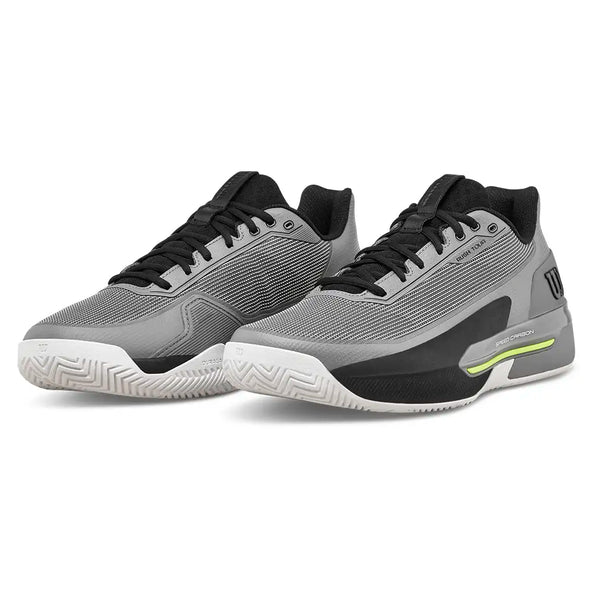 Men's RUSH TOUR 5 Tennis Shoes Titanium and Black,Footwear,Wilson,Titanium/Black,7,Tennis Express,WRS339650U-F26-y