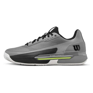 Men's CLAY Court RUSH TOUR 5 Tennis Shoes Titanium and Black,Footwear,Wilson,,,Tennis Express,WRS339660U-F26-1