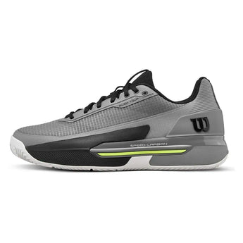 Men's CLAY Court RUSH TOUR 5 Tennis Shoes Titanium and Black,Footwear,Wilson,,,Tennis Express,WRS339660U-F26-1