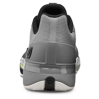 Men's CLAY Court RUSH TOUR 5 Tennis Shoes Titanium and Black,Footwear,Wilson,,,Tennis Express,WRS339660U-F26-4