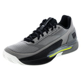 Men's CLAY Court RUSH TOUR 5 Tennis Shoes Titanium and Black,Footwear,Wilson,Titanium/Black,7,Tennis Express,WRS339660U-F26copy