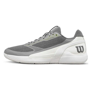 Men's RUSH PRO 5 Tennis Shoes Titanium and Snow White,Footwear,Wilson,,,Tennis Express,WRS339670U-F26-1