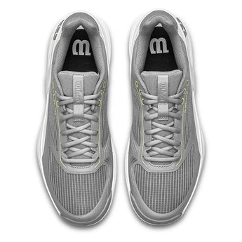 Men's RUSH PRO 5 Tennis Shoes Titanium and Snow White,Footwear,Wilson,,,Tennis Express,WRS339670U-F26-3