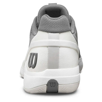 Men's RUSH PRO 5 Tennis Shoes Titanium and Snow White,Footwear,Wilson,,,Tennis Express,WRS339670U-F26-4
