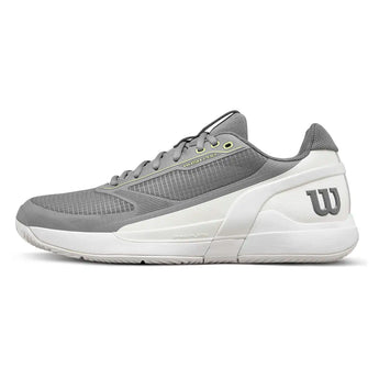 Men's CLAY Court Rush Pro 5 Tennis Shoes Titanium and Snow White,Footwear,Wilson,,,Tennis Express,WRS339680U-F26-1