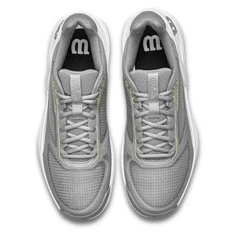 Men's CLAY Court Rush Pro 5 Tennis Shoes Titanium and Snow White,Footwear,Wilson,,,Tennis Express,WRS339680U-F26-3