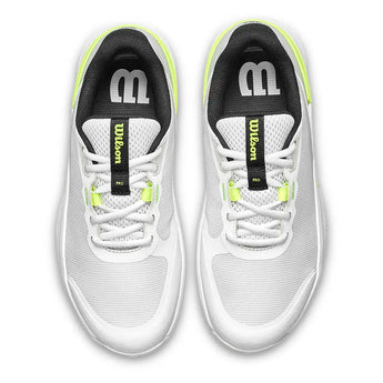 Women's CLAY Intrigue Pro Tennis Shoes Snow White and Titanium,Footwear,Wilson,,,Tennis Express,WRS339690U-F26-3