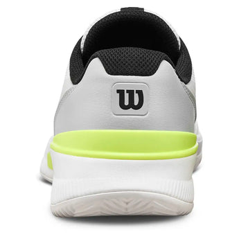 Women's CLAY Intrigue Pro Tennis Shoes Snow White and Titanium,Footwear,Wilson,,,Tennis Express,WRS339690U-F26-4