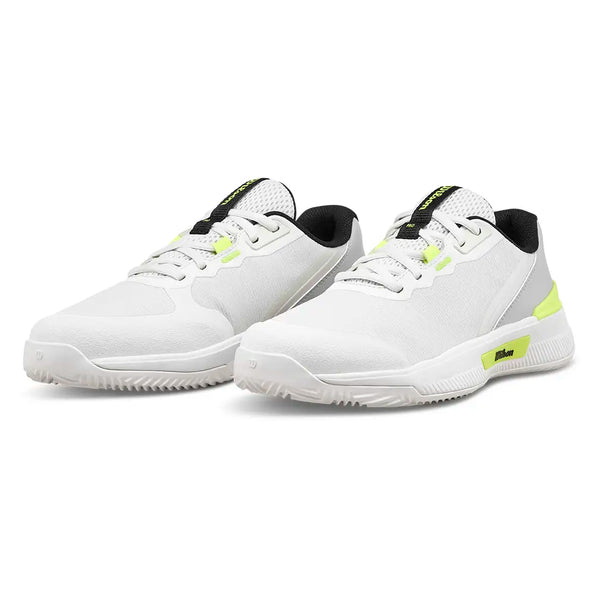 Women's CLAY Intrigue Pro Tennis Shoes Snow White and Titanium,Footwear,Wilson,Snow White/Titanium,5.5,Tennis Express,WRS339690U-F26-y