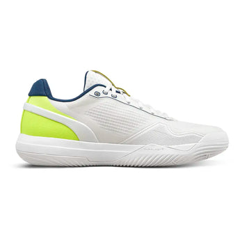 Men's RUSH PRO 5 PADEL Shoes Snow White and Safety Yellow,Footwear,Wilson,,,Tennis Express,WRS339720U-F26-2