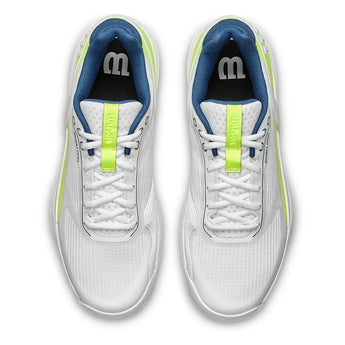 Men's RUSH PRO 5 PADEL Shoes Snow White and Safety Yellow,Footwear,Wilson,,,Tennis Express,WRS339720U-F26-3