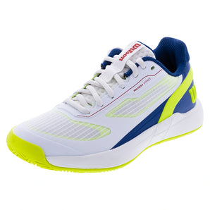 Juniors' RUSH PRO 5 Tennis Shoes Snow White and Ensign Blue,Footwear,Wilson,Snow White/Ensign Blue,2Y,Tennis Express,WRS339740U-F26copy