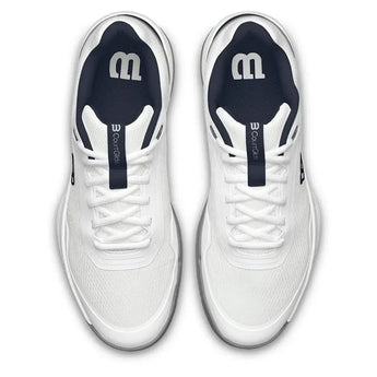Men's CourtGlide Tennis Shoes White and Navy Blazer-Footwear-Wilson-WRS339770U-3-Tennis Express