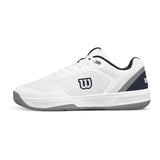 Men's CourtGlide Tennis Shoes White and Navy Blazer-Footwear-Wilson-WRS339770U-Tennis Express